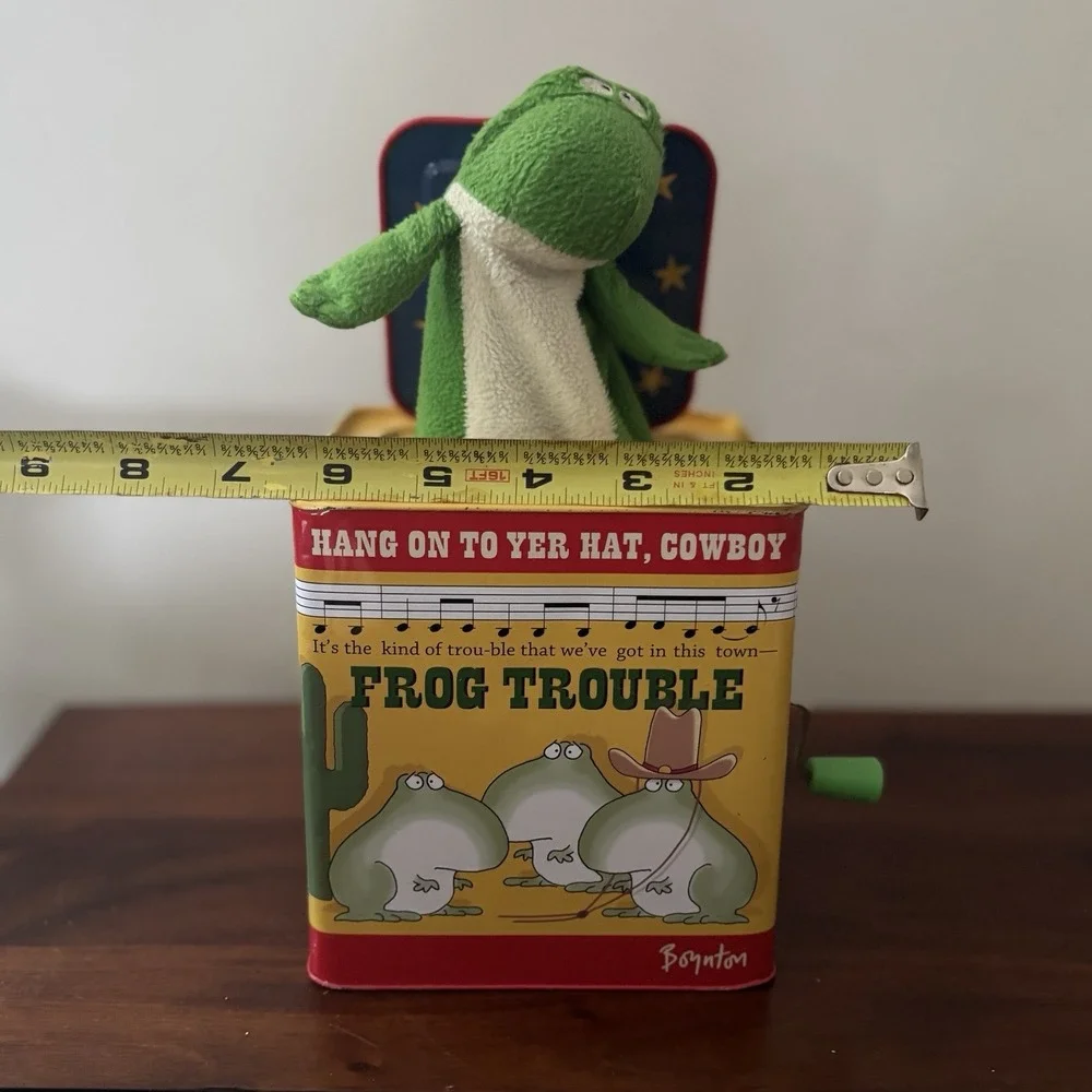 WORKING FROG-IN-THE-BOX ‎ - Jack-In-The-Box 2013 Boynton Frog Trouble